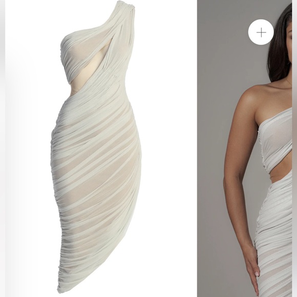 Shimmer Midi Dress - Picture 2 of 6